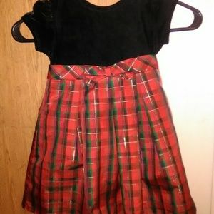 "Christmas dress" size 3t new never wore no tags